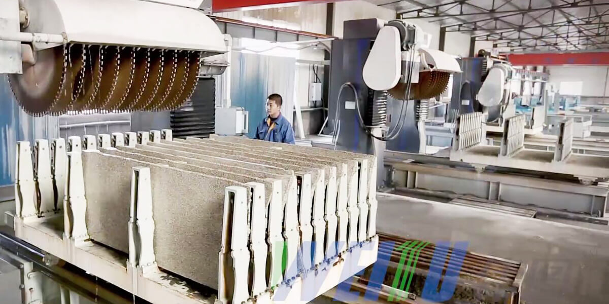 石材加工设备实景展示